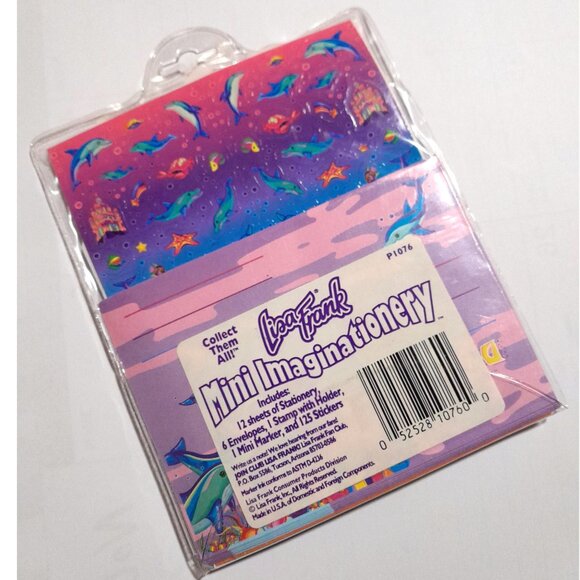 SOLD🔴🔴🔴🔴🔴🔴NEW Vintage Lisa Frank Mini Imaginationery  Stationary Set - Picture 3 of 4